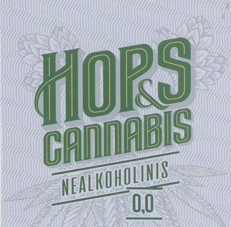 Prekės ženklas: HOP&S CANNABIS NEALKOHOLINIS 0.0